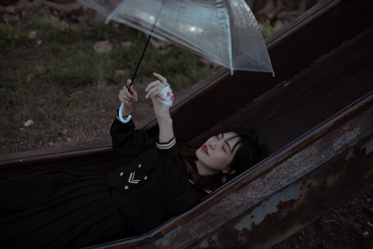 我的模样里放着我的情绪暗黑丧系jk