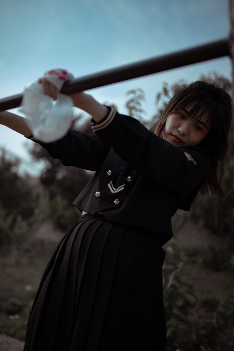 我的模样里放着我的情绪暗黑丧系jk