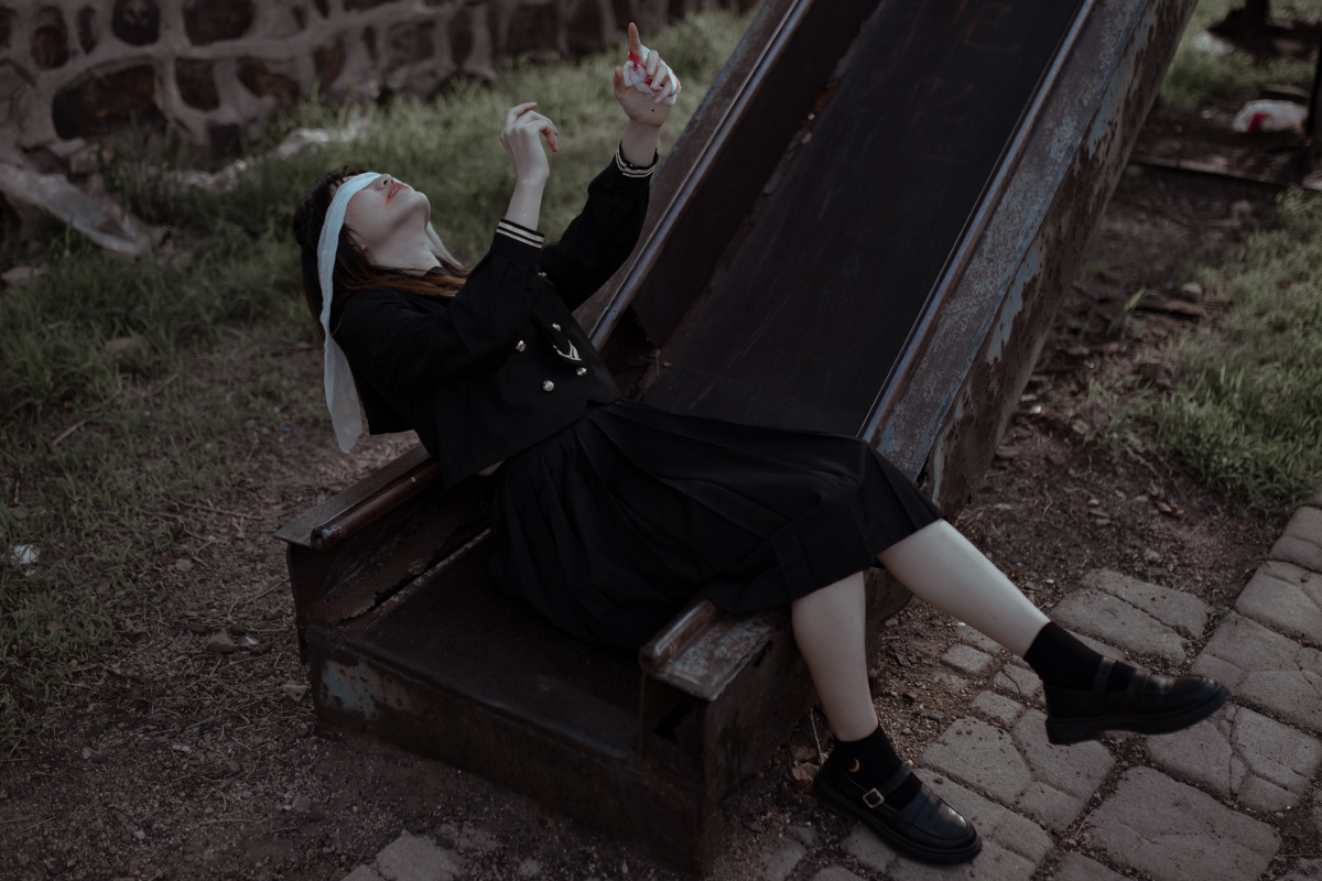 我的模样里放着我的情绪暗黑丧系jk