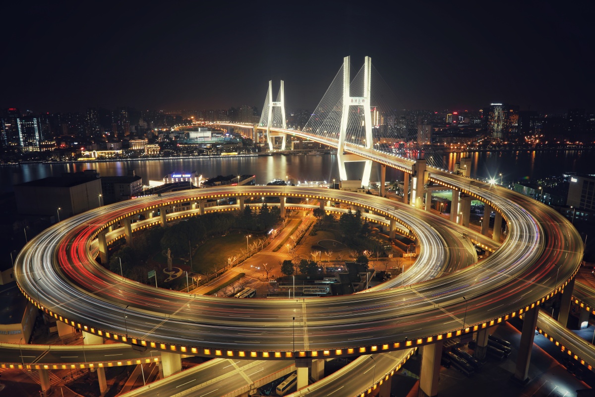 打卡上海南浦大桥立交 - bao__ヽ - 图虫