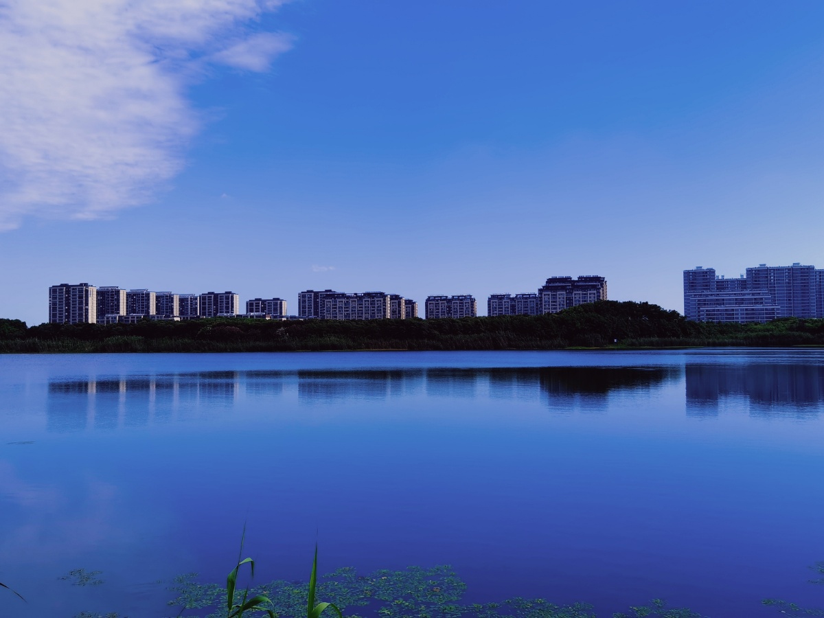 蓝苏州虎丘湿地公园2021