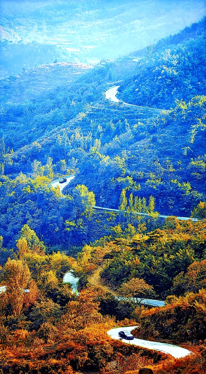 山东版318国道最美的盘山公路