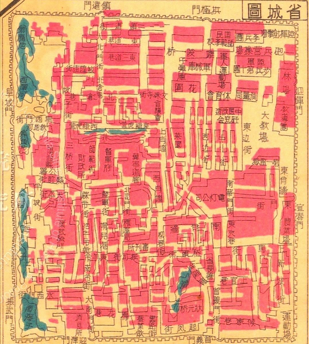 山西太原老地图