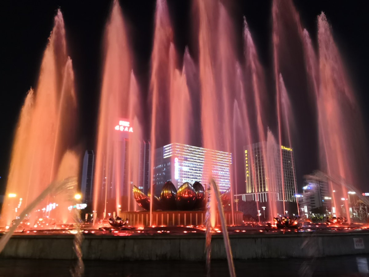 济南泉城广场音乐喷泉