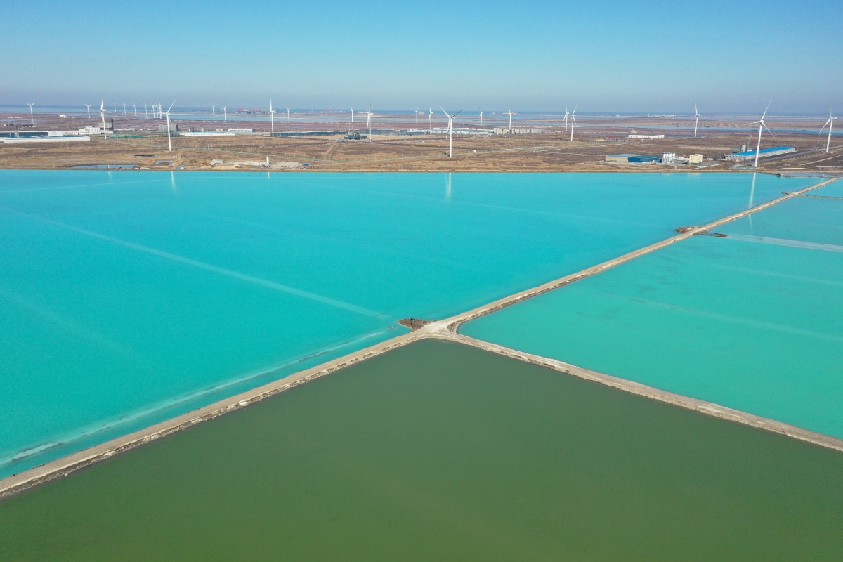 神似茶卡盐湖潍坊滨海的茶卡