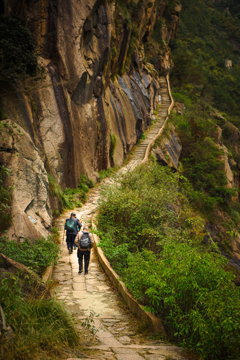 徽杭古道顺山势沿溪水而建风景绝佳是继丝绸之路茶马古道之后的中国