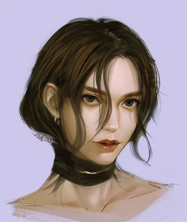 今年超级流行的燕尾短发也可以与漫画短发相媲美搭配蓬松感的八字刘海