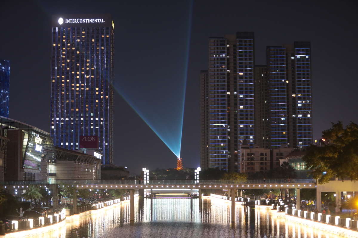 城市亮化提升美迷人戚伟雄摄于广东佛山南海桂城