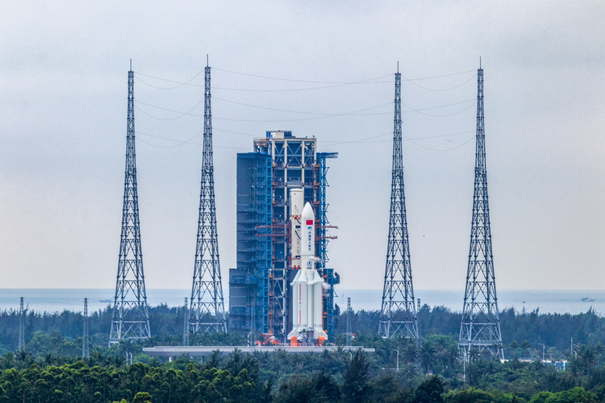 中国空间站"天和"号核心舱发射任务圆满成功! - 威摄 - 图虫
