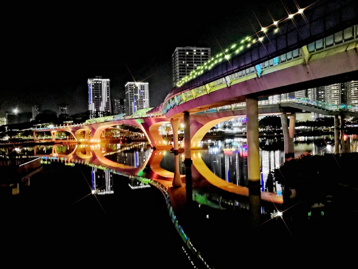 手机摄影南沙夜景