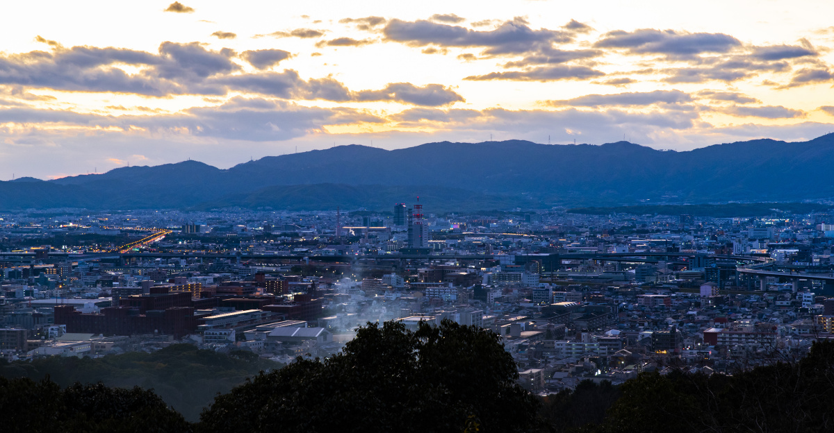 京都夜景鸟瞰,摄于千本鸟居相机:尼康d750 镜头:腾龙24-70 f2.