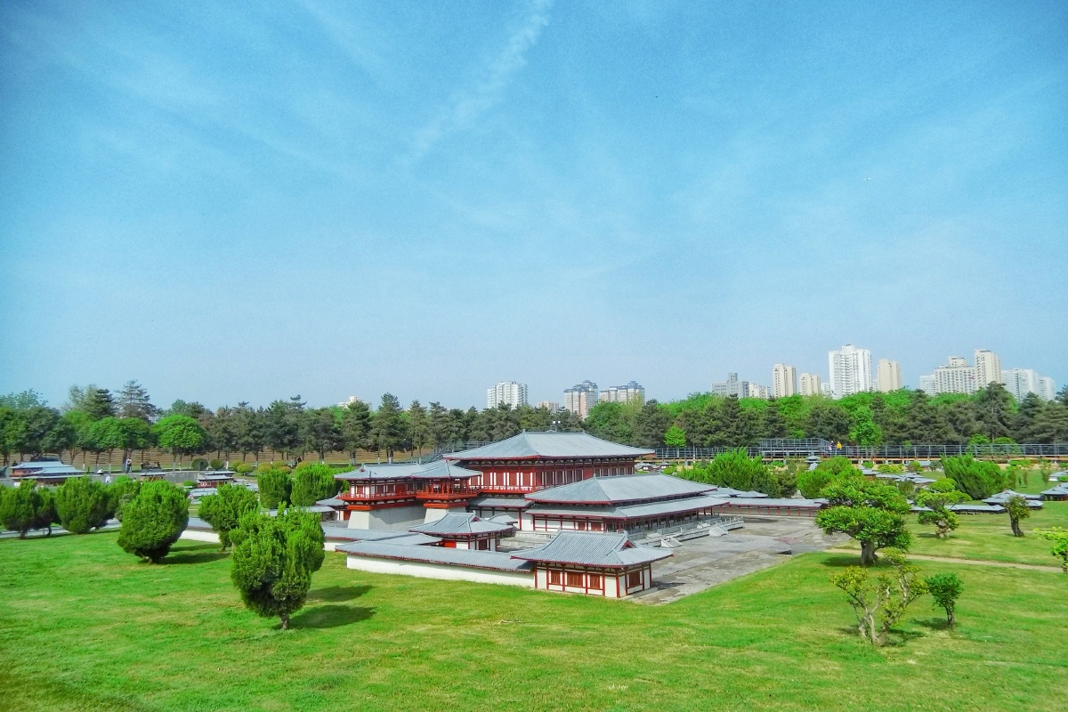 西安大明宫微缩宫殿群