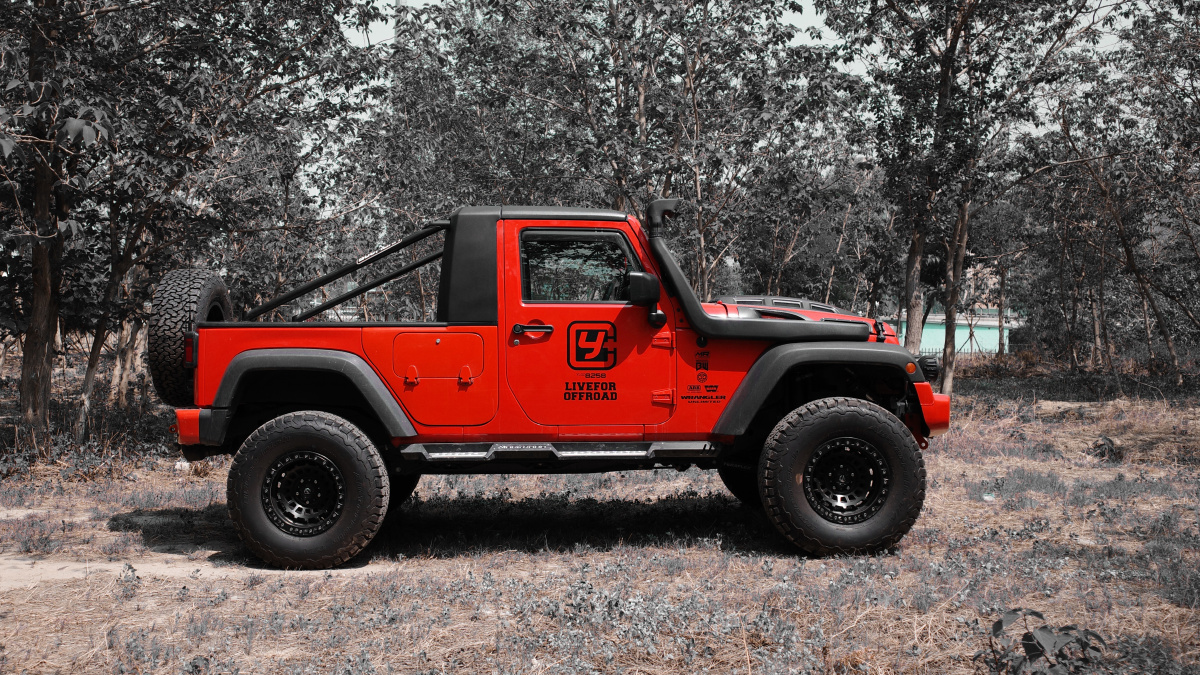 运良出品的改装牧马人皮卡 - menghuanfoto - 图虫