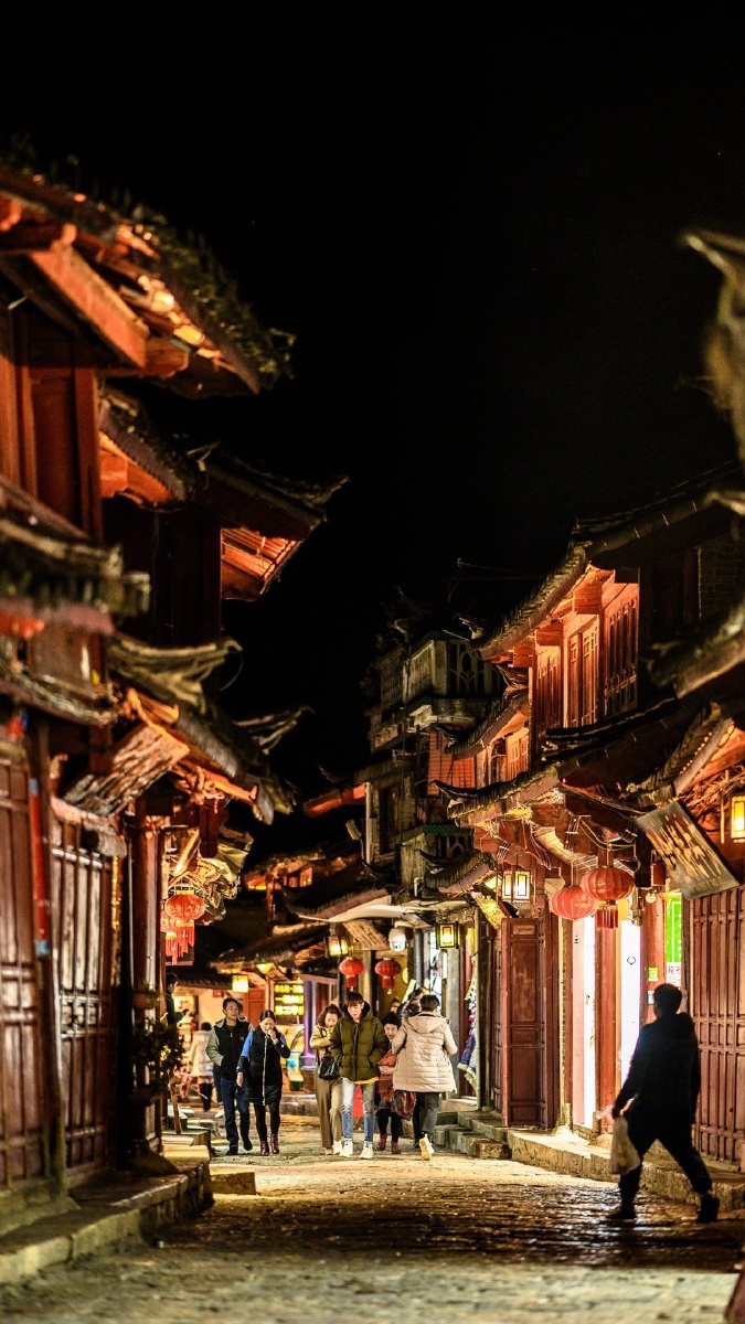 夜晚的丽江更美