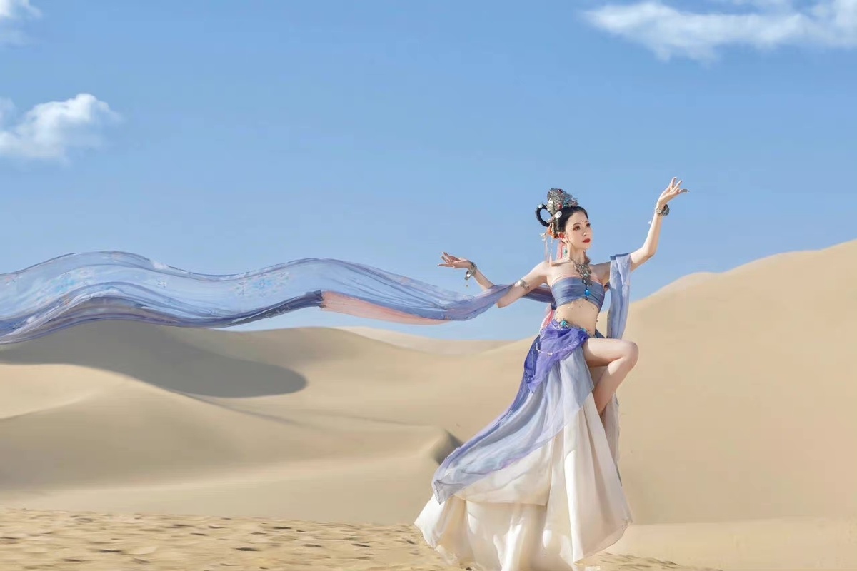 敦煌飞天写真完成仙女梦啦cr允可爱67