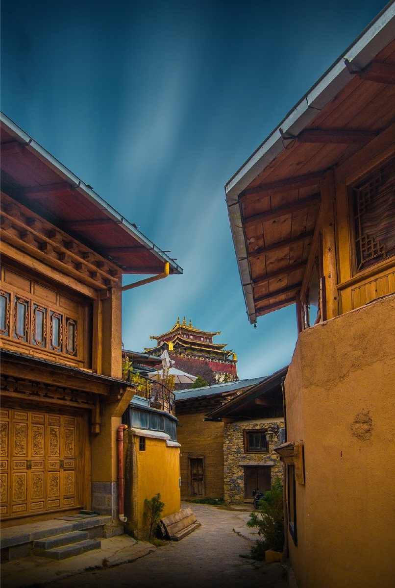 香格里拉的灵魂安放所独克宗古城