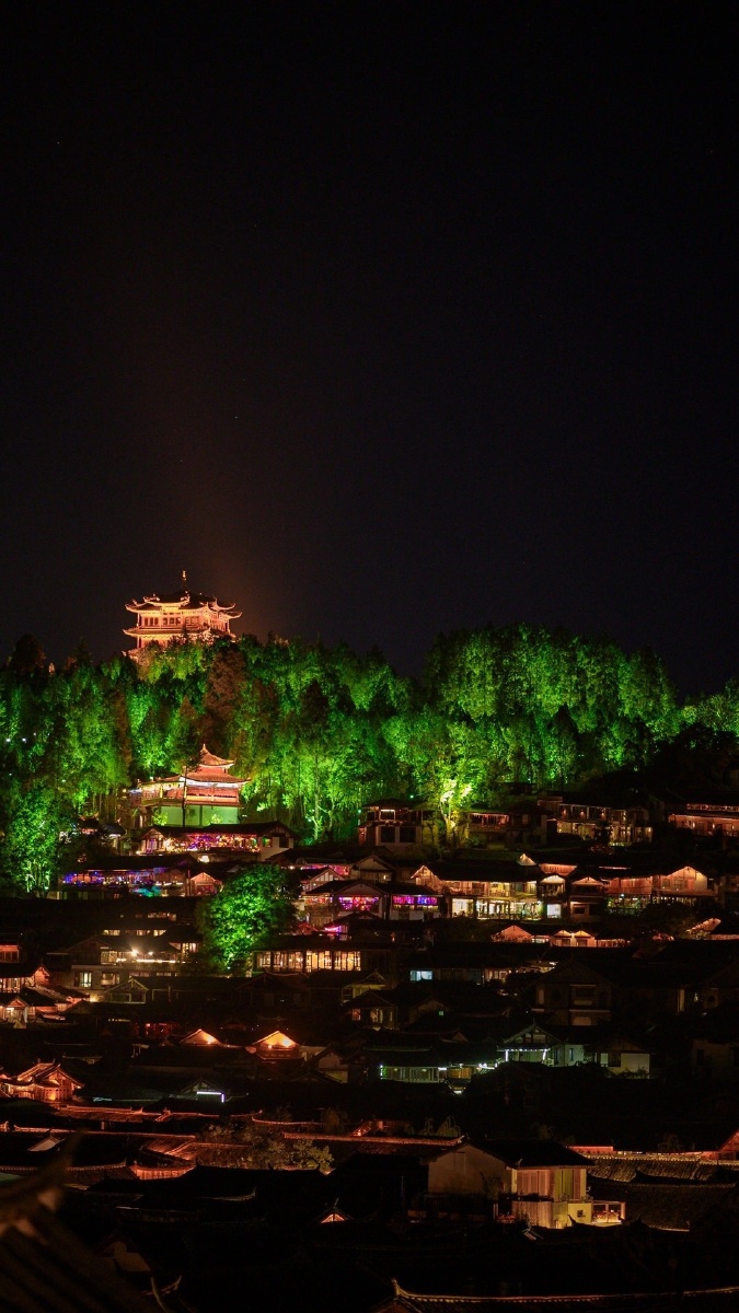 夜晚的丽江更美