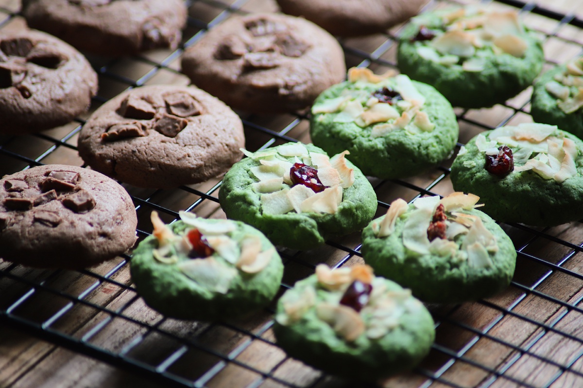 抹茶椰丝软曲奇 - 静流_ - 图虫