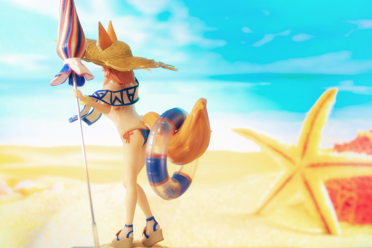 fgo玉藻前泳装手办