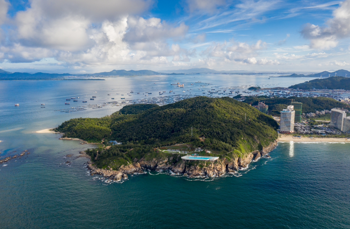 俯瞰海陵岛