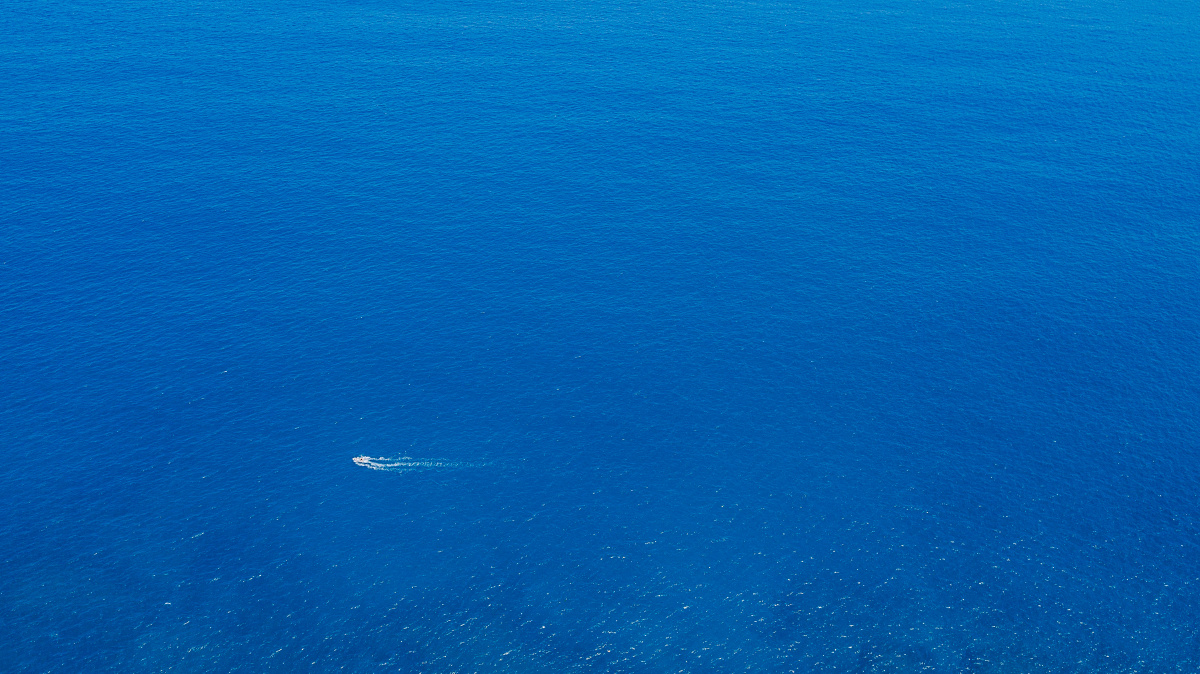 对大海的敬畏西澳blowhole航拍