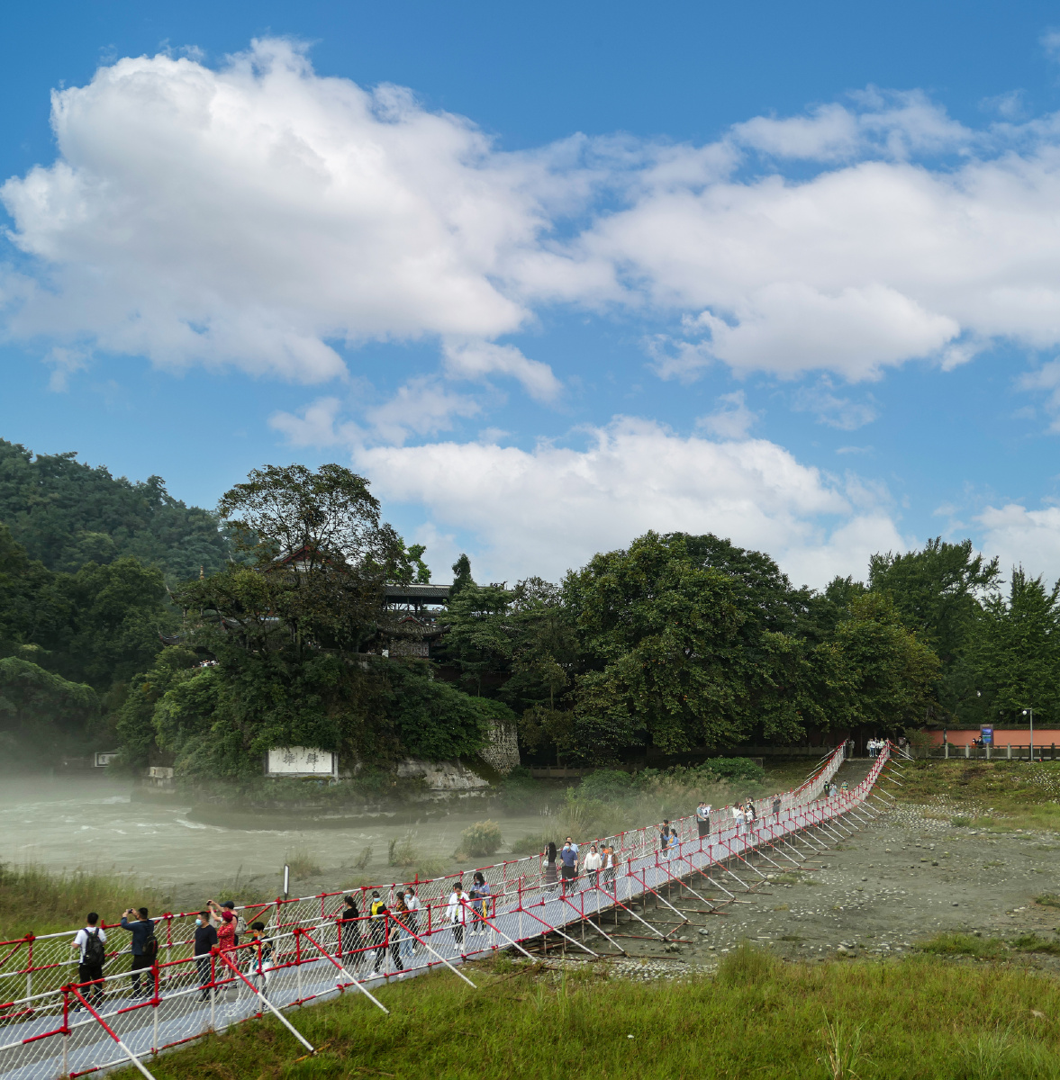 都江堰旅游景区风光摄于四川成都