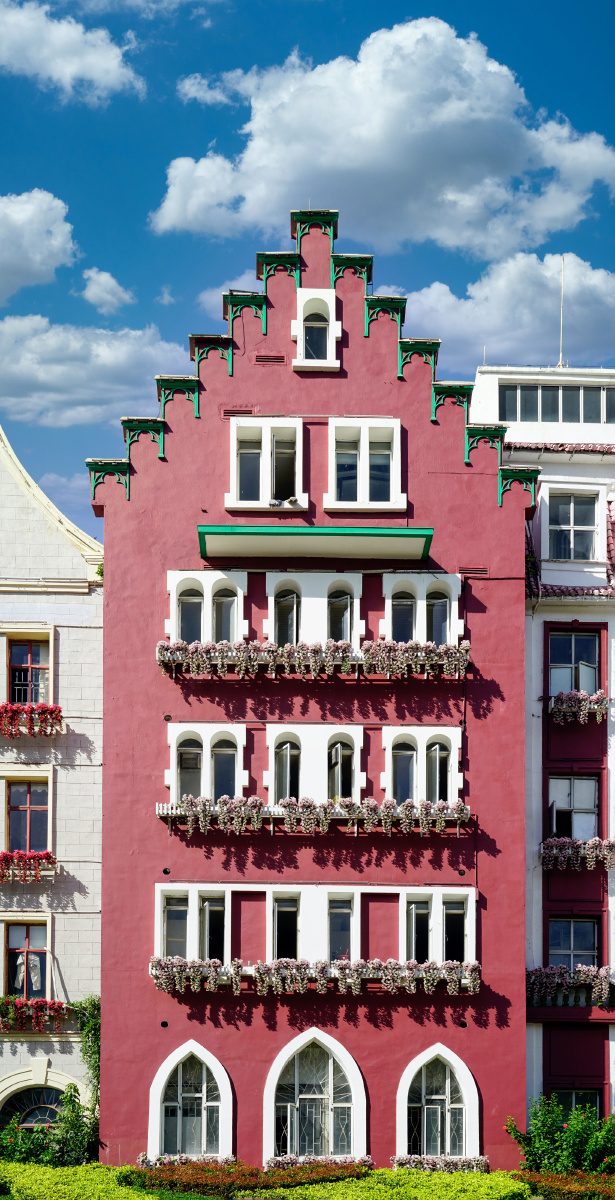 深圳南山世界之窗欧洲小镇建筑风光