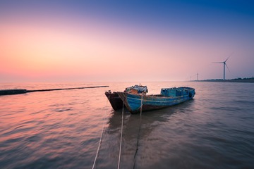 海边看日出