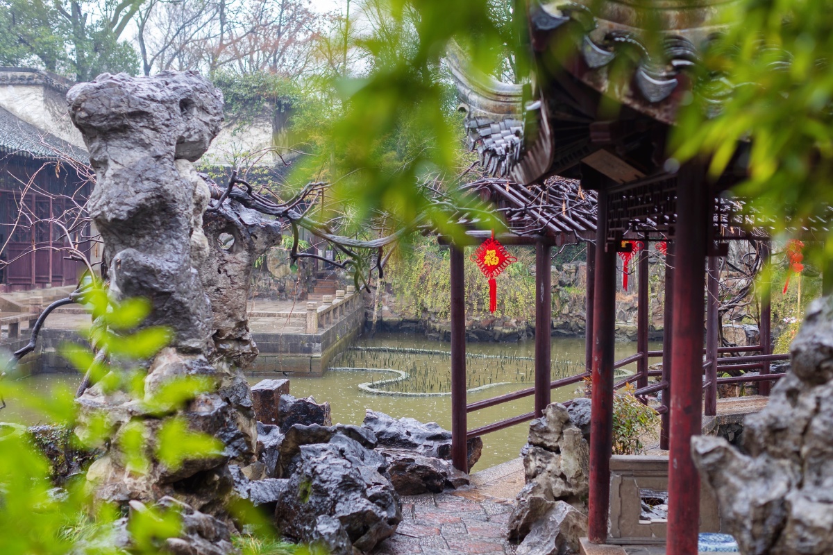 苏州园林留园春节