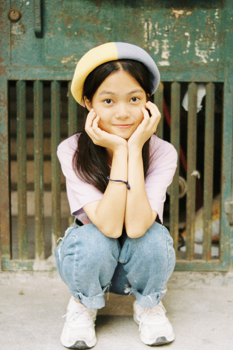 素颜妹妹可爱又活泼依然是我爱的胶片