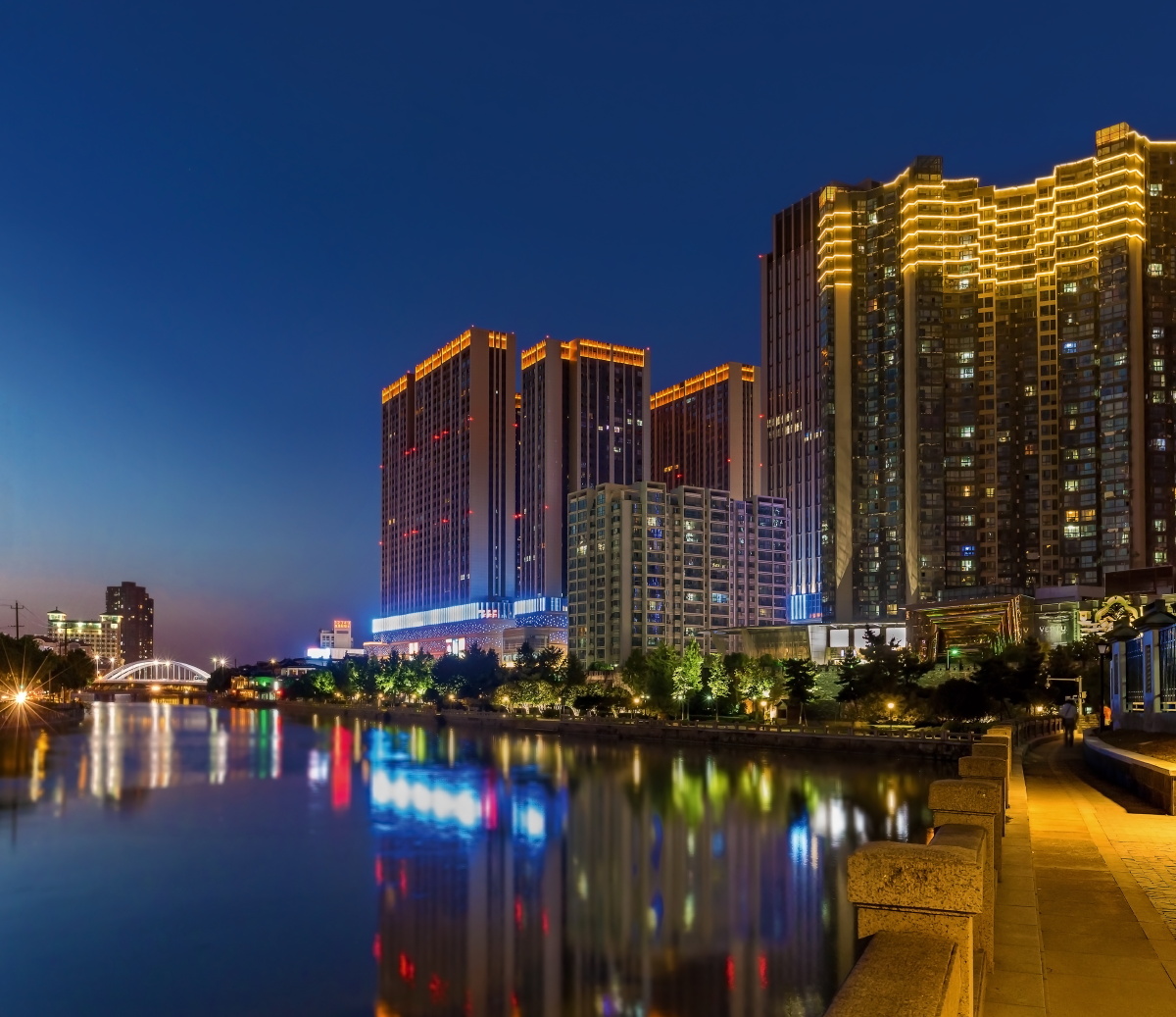 大运河畔常州怀德桥