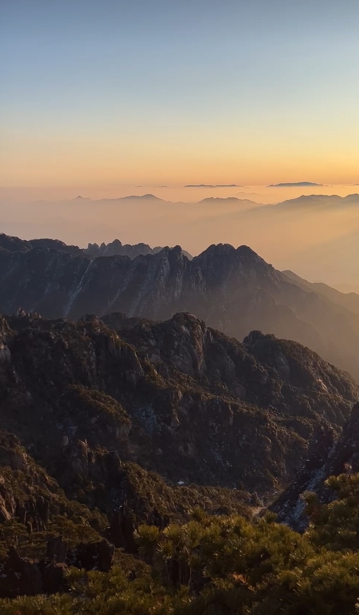 黄山日出云海