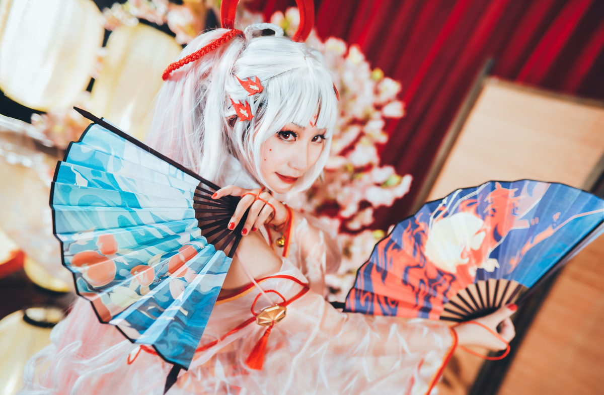 阴阳师不知火cos漫展场照