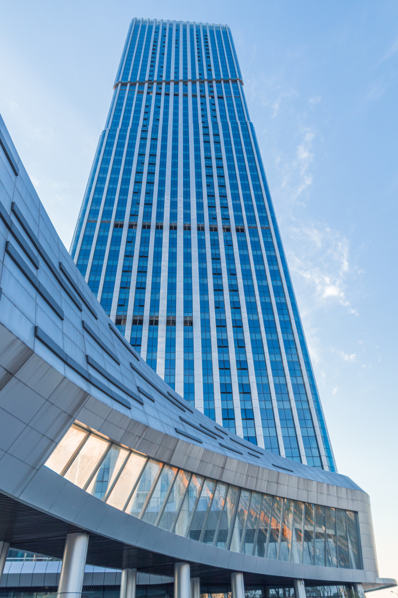 钱塘区第一高楼东部湾总部实拍