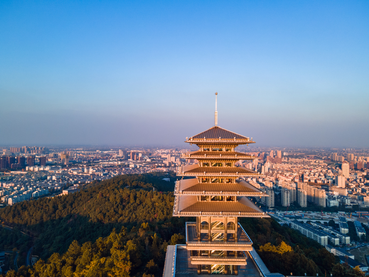 杭州临平 东来第一阁 「特色建筑物」