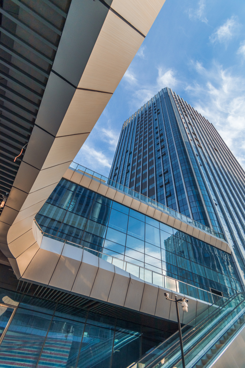 钱塘区第一高楼东部湾总部实拍