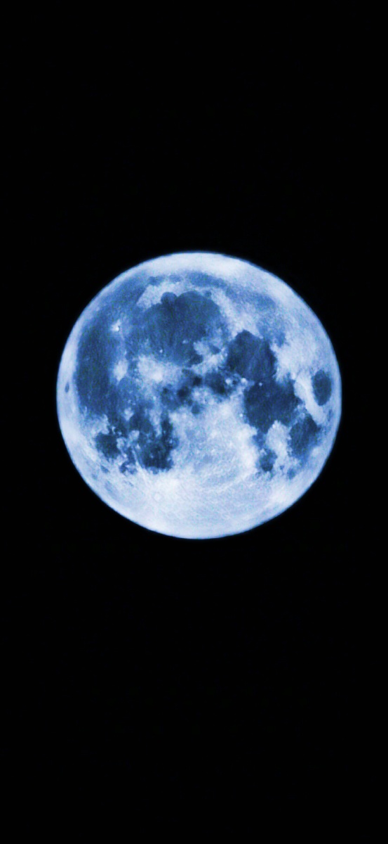 华为p30pro拍摄东北的月亮