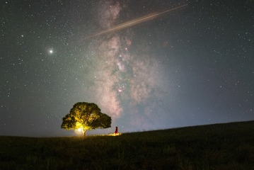祈祷着流星的到来