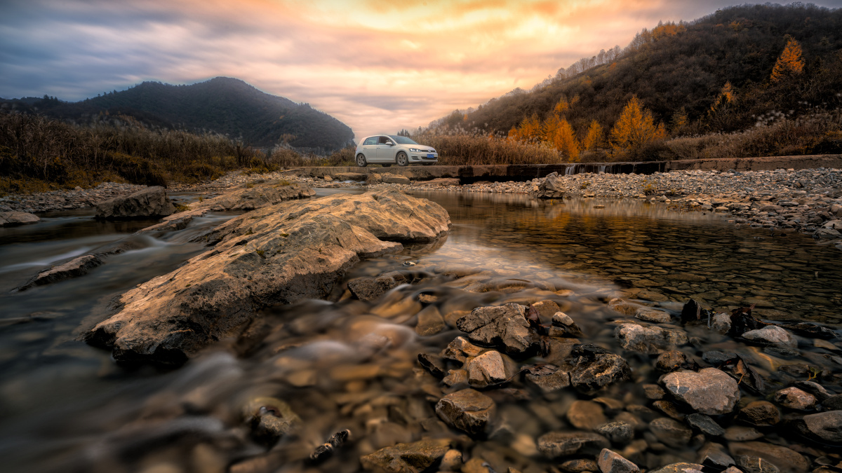 奉节毛草坝秋天