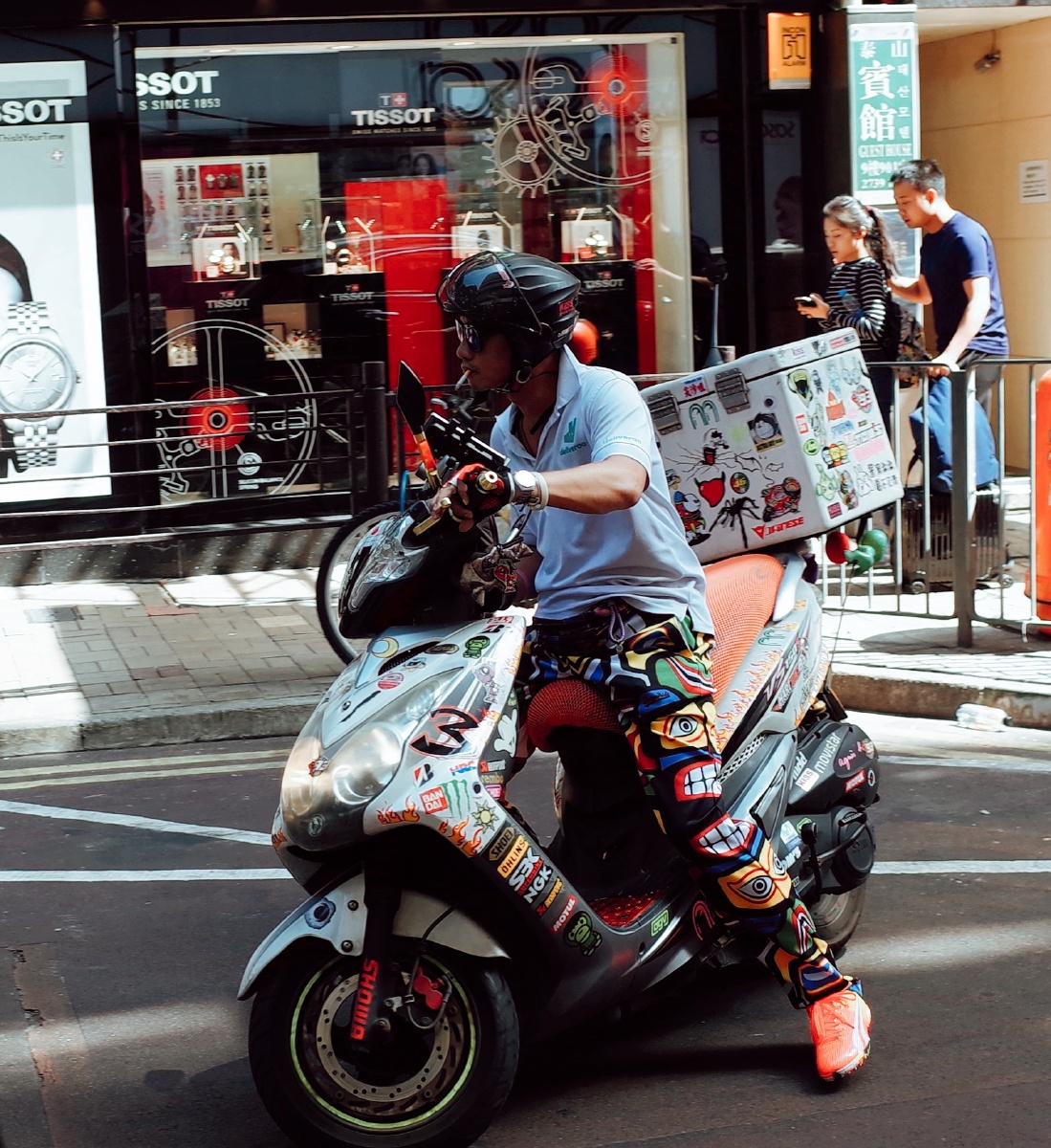 香港街头61摩托61贴纸