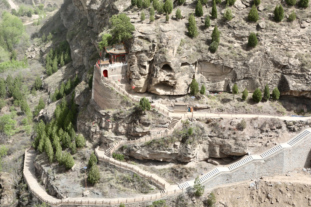 大宁县马头关黄河仙子祠也是黄河流域唯一的女神每年的正月二十二晋陕