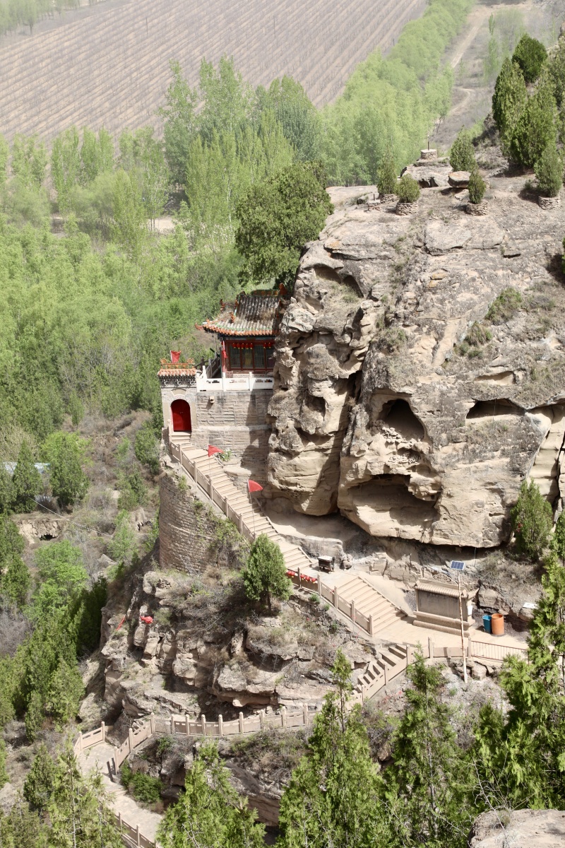 大宁县马头关黄河仙子祠也是黄河流域唯一的女神每年的正月二十二晋陕