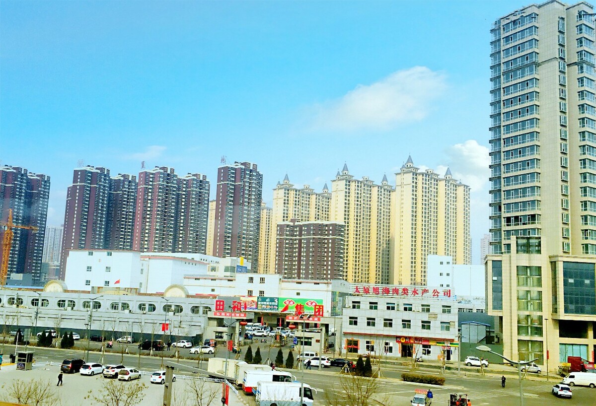 俯瞰太原市