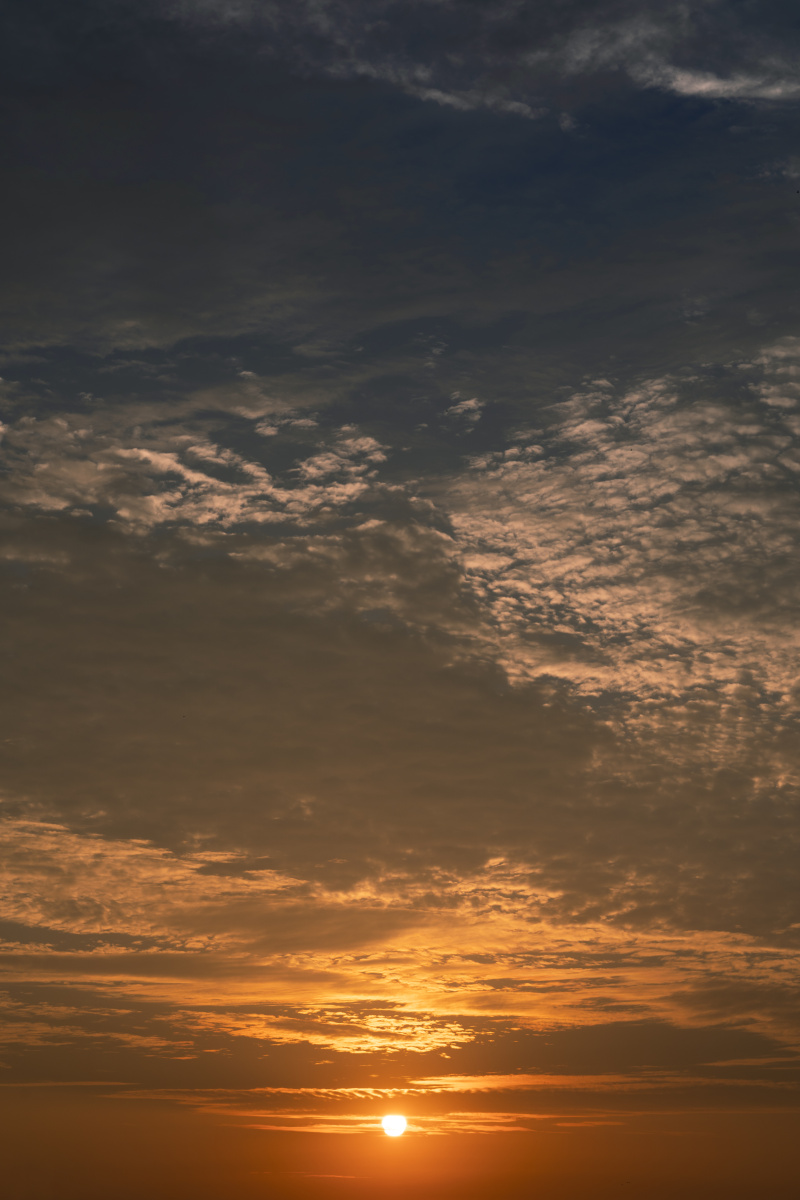 成都市区的日出朝霞