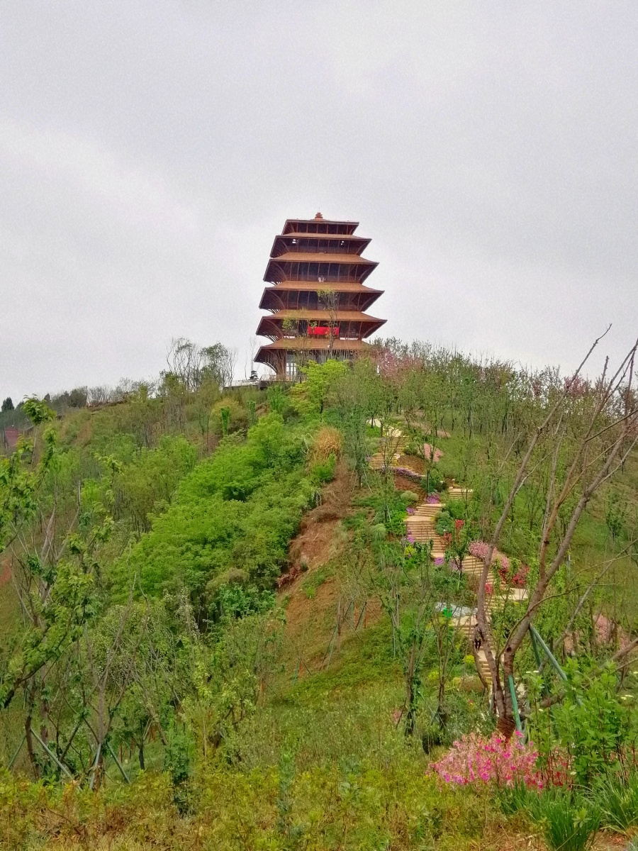 成都简阳丹景山丹景阁