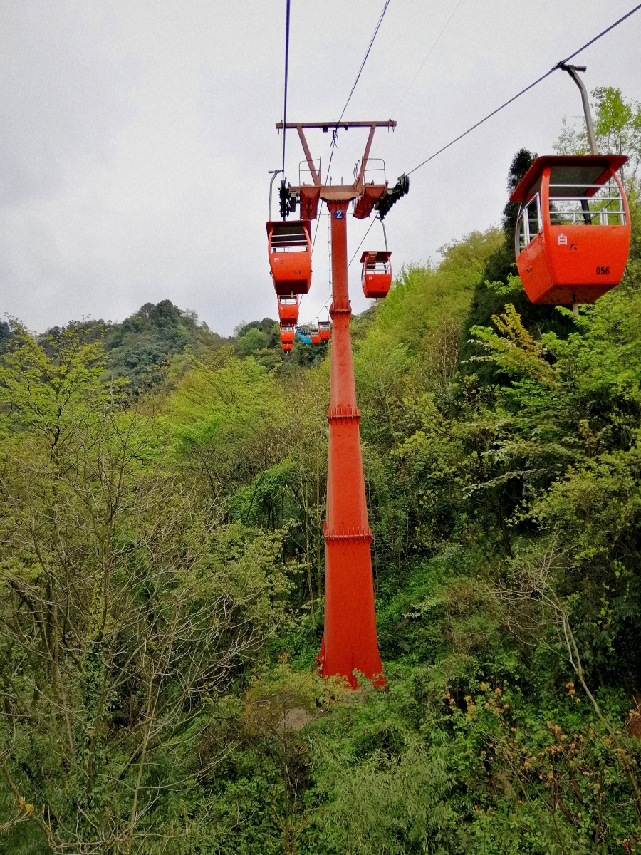 成都青城后山白云索道