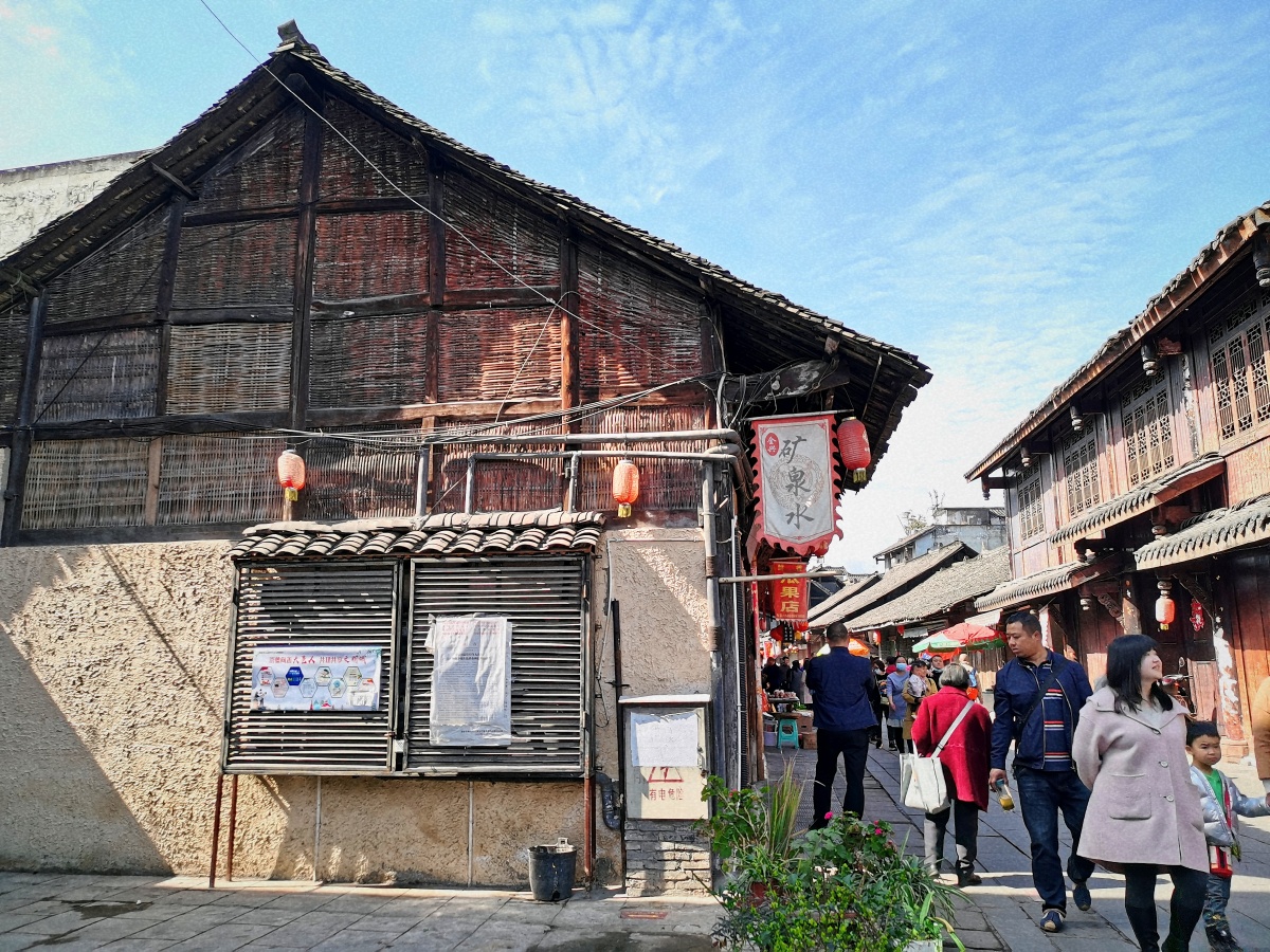 四川大邑新场古镇年味浓