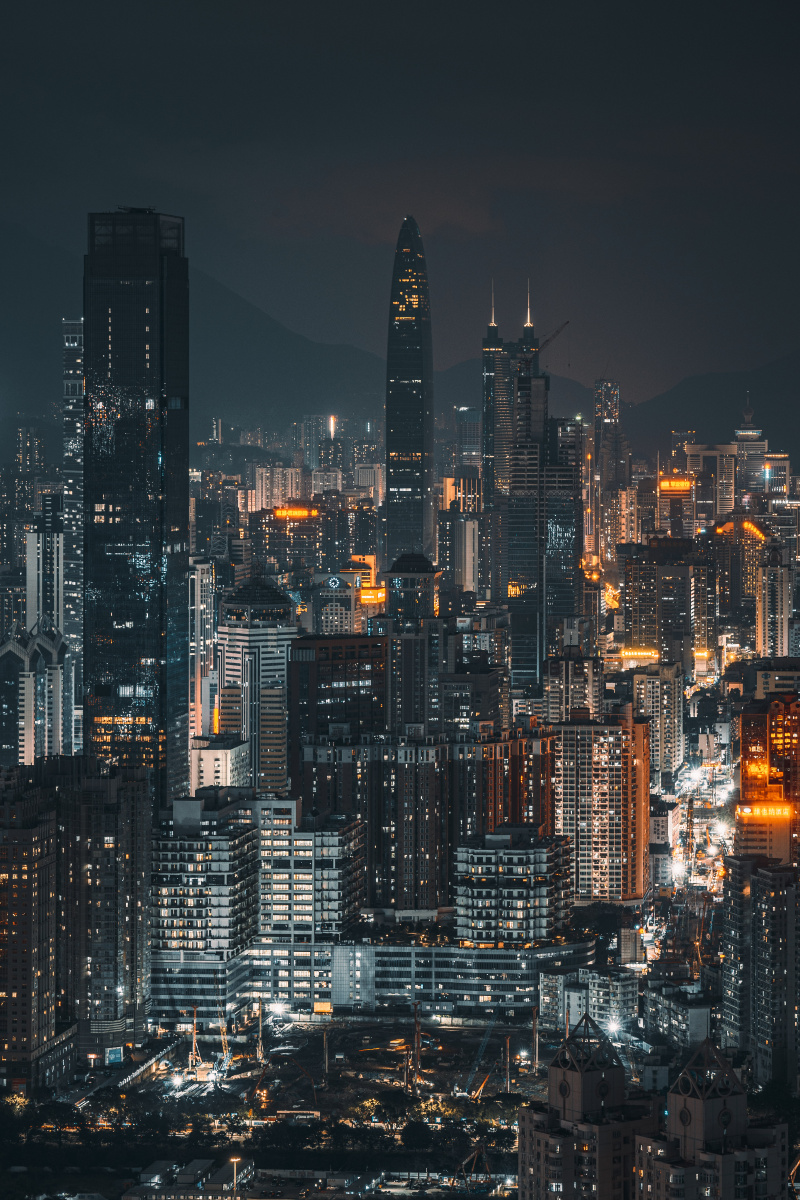 限电后的深圳市区