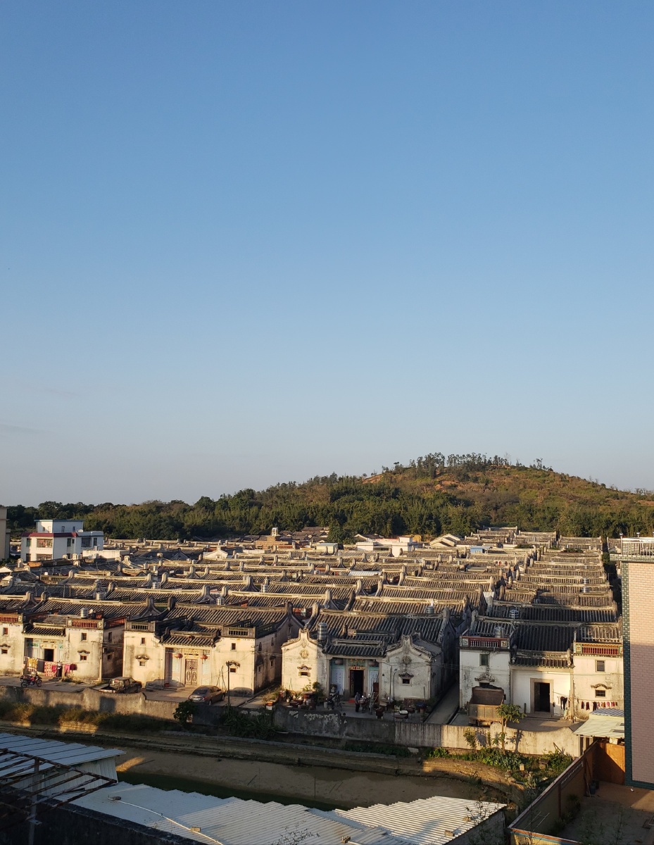 潮汕特有民居下山虎和四点金以及宗室祠堂等