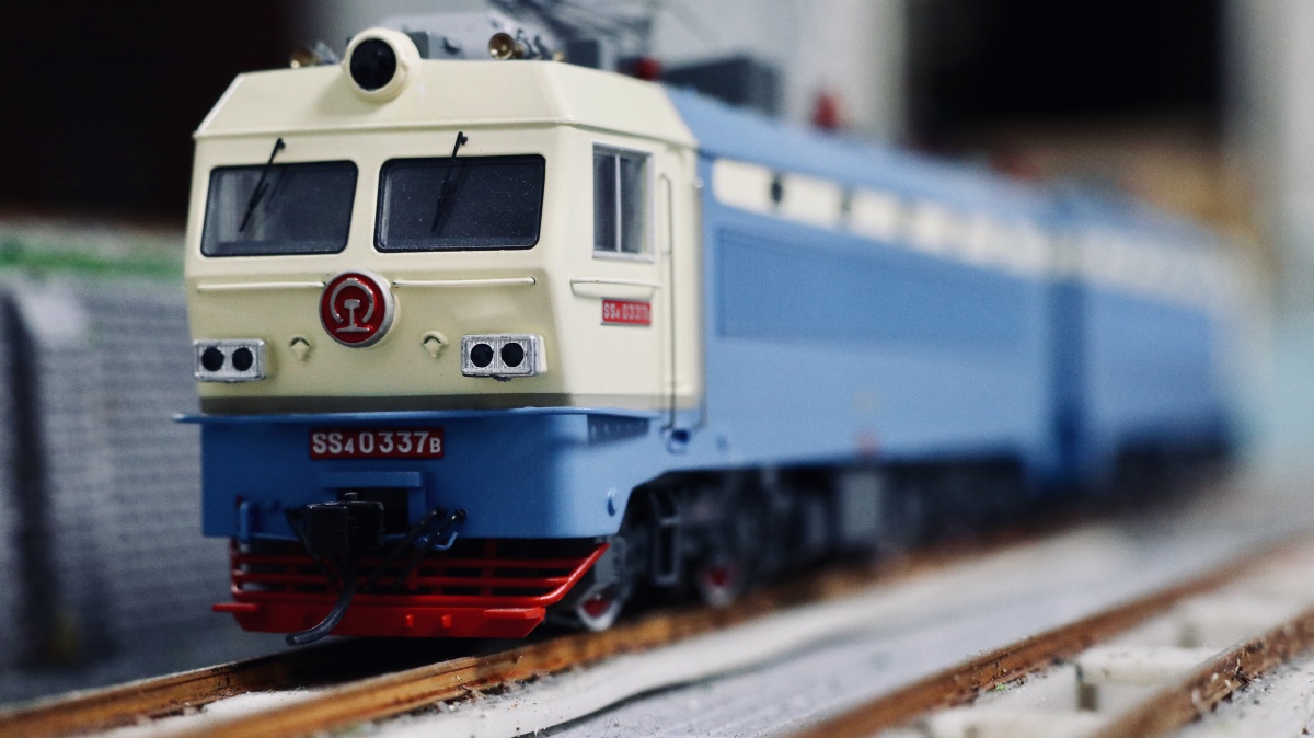 韶山4gss4g型电力机车郑局乡段0337货运主力